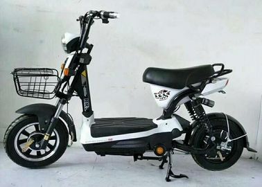 Chine Scooter électrique sans brosse noir, vélomoteur à piles avec le tambour arrière avant fournisseur