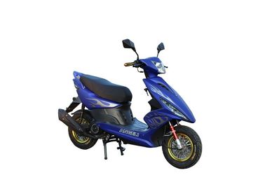 Chine Scooteur de gaz du moteur GY6, scooters en plastique bleus de gaz de corps pour des adultes fournisseur