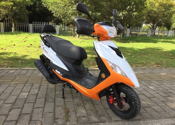 Chine Vélo orange blanc de vélomoteur de gaz, allumage alimenté au gaz de CDI de scooters de vélomoteur fournisseur